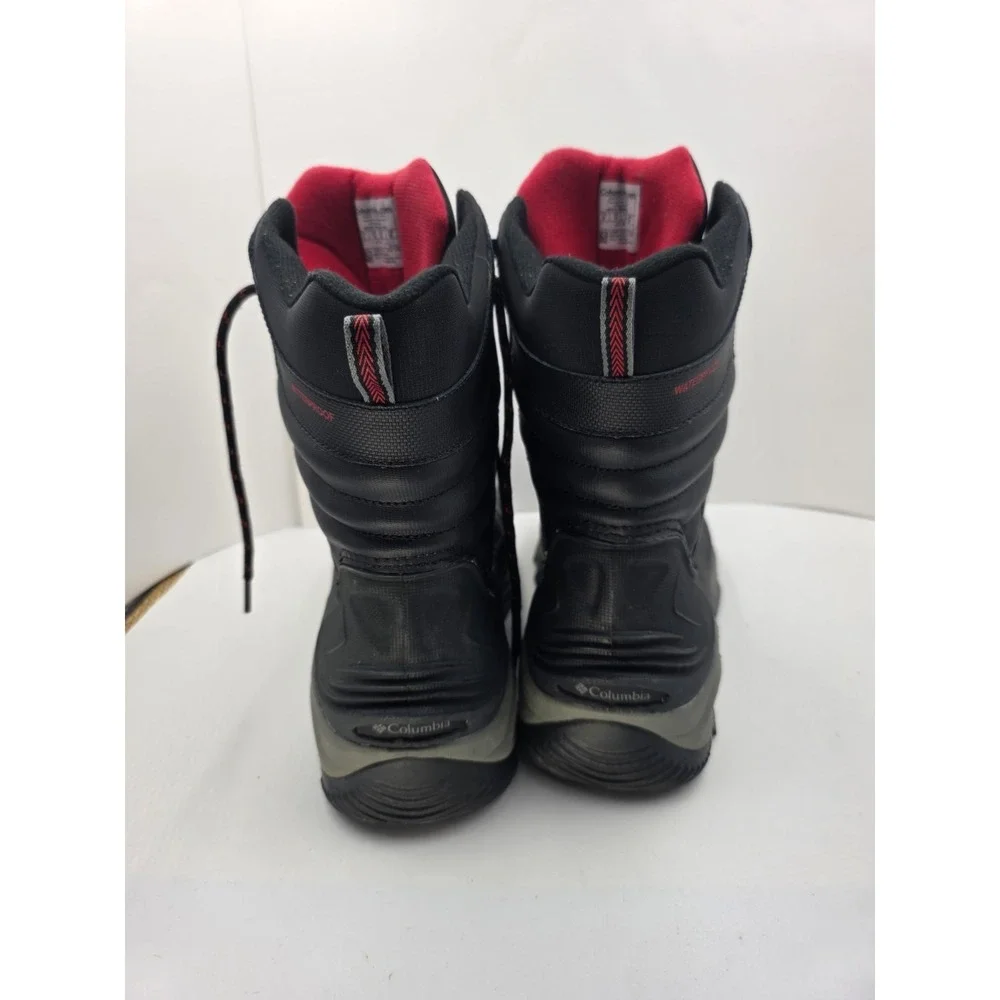 Columbia Bugaboot III Snow Boots Mens 12 Waterproof 200g Insulated Black Red